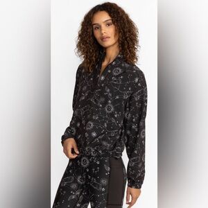 Johnny Was Bijou Bee Active Mock Neck Pullover Sweater